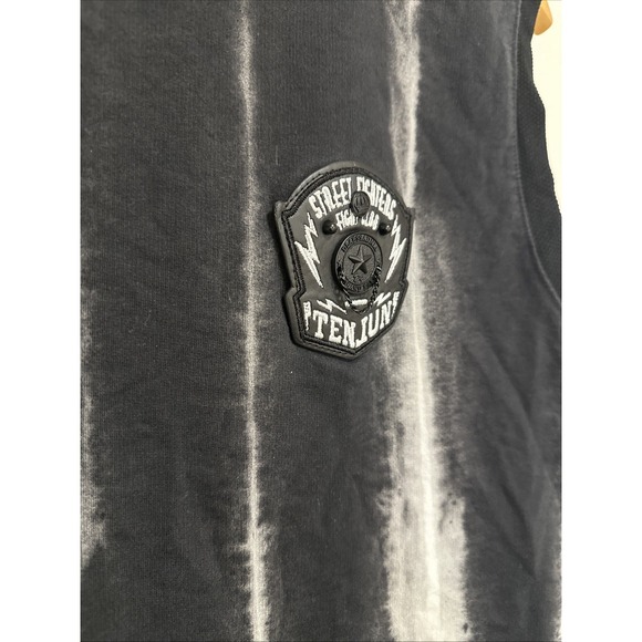 TenJun Street Fighters Tie Dye Muscle Tank Men's 2XL Rare Punk Grunge Festival - Picture 2 of 11